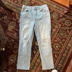 Madewell High Rise Slim Crop Boyjean